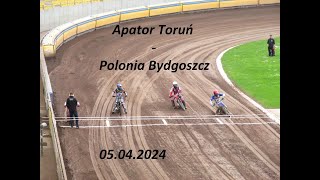 Apator Toruń Polonia Bydgoszcz 05042024 sparing [upl. by Nnoj]