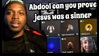 Can you prove jesus was a sinner  Abools vs godlogic and Christian apologists [upl. by Rab]