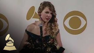 Taylor Swift backstage at the 52nd GRAMMYs  GRAMMYs [upl. by Scrivens403]