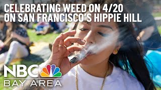 High Time to Celebrate We Interviewed People Smoking Weed on Hippie Hill on 420 [upl. by Kizzie]