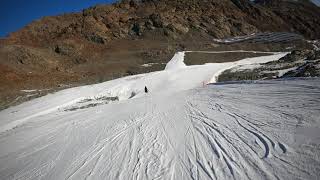 Skiing on Pitztal Glacier 3440m  31102021 [upl. by Beatrisa838]