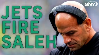 Robert Saleh fired as head coach of the New York Jets  SNY [upl. by Nepean]