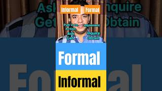 Formal Vs Informal English Vocabulary Words Whats the difference businessenglish learnenglish [upl. by Airpac]