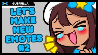 【GUERRILLA】 Making NEW Emotes 2 【Nyaru ★ VTuber Idol】 [upl. by Sapphera]