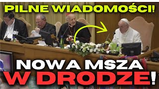 PAPIEŻ FRANCISZEK zszokował WIERNYCH dokumentem przewidującym NOWĄ MSZĘ [upl. by Rayford]