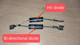 Checking microwave HV diode [upl. by Elesig228]