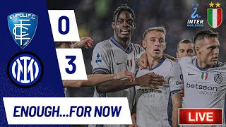 EMPOLI 03 INTER  JOB DONE IN ROUTINE WIN  LIVE MATCH REACTION [upl. by Nicolas842]