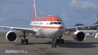 Pilotseyetv  LTU Airbus A330 Malediven Descent amp Arrival English Subtitles [upl. by Ahtabat]