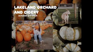 Lakeland Orchards amp Cidery Vlog 🍁🎃 [upl. by Brok]