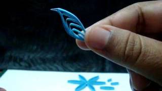 How to make a petal of a cascading loops flower with quilling comb [upl. by Tips375]