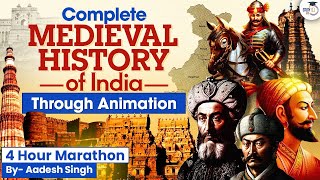 Complete Medieval India History Through Animation  UPSC Prelims amp Mains  StudyIQ [upl. by Adias]