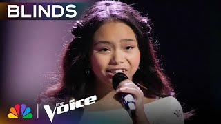 14YearOld Raina Chans Powerhouse Performance Leaves Coaches in Awe  The Voice Blind Auditions [upl. by O'Conner]