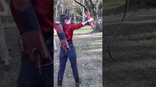 Testing a Recurve Bow by Lairton wood resinart bow archery woodart bowandarrow [upl. by Oidale481]