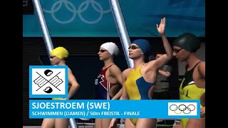 🏅 SCHWIMMEN  50m Freistil  Finale Damen  OLYMPIA 2024 [upl. by Eitsud]