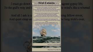 sea fever poem [upl. by Alanson]