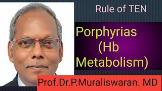 PorphyriasHeme MetsbolismMuralis Simplified Biochemistry [upl. by Rickert]