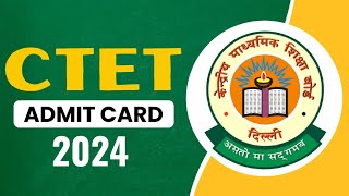 CTET admit card DEC 2024 update  CTET admit card 2024 ctet emrs ctet2024 [upl. by Wylma]