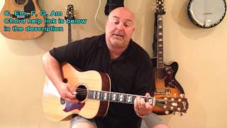 How to Play Jackie Brown  John Mellencamp cover  Easy 5 Chord Tune [upl. by Roel]