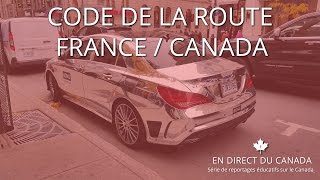 Différences à propos du code de la route au Canada [upl. by Lavicrep]