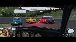 Sim Racing Noob Takes on  Charged Mini Madness  Assetto Corsa [upl. by Gabbi]