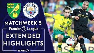 Norwich City v Manchester City  PREMIER LEAGUE HIGHLIGHTS  91419  NBC Sports [upl. by Carmencita]