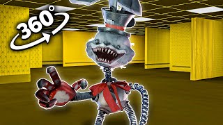 Finding Frankie in Backrooms 360° Video VR   Finding Frankie fan animation [upl. by Crescint686]