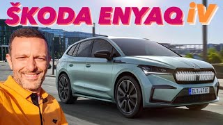 Prvi Škodin električni SUV  Škoda Enyaq iV [upl. by Eelessej106]