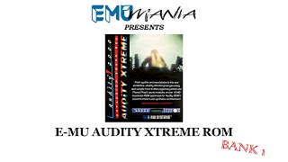 EMU AUDITY XTREME ROM  BANK 1 PRESET DEMO [upl. by Yknip]