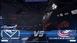 PS4 NHL 20 Buffalo Sabres Vs Columbus Blue Jackets [upl. by Lebasile]