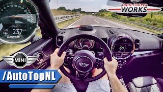 Mini Countryman JCW 231HP AUTOBAHN POV ACCELERATION amp TOP SPEED by AutoTopNL [upl. by Hepzi625]