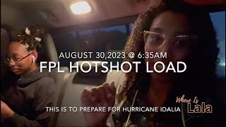 NO CDL HotShot  Rode W My Mom on Their 1st Hotshot Loads  FPL Hurricane Contract [upl. by Alaehcim]