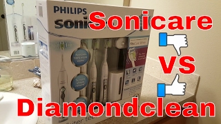 Flex Care Sonicare ToothBrush Review amp Comparison to DiamondClean Premium Whitening Edition [upl. by Anaek986]