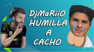 EL DÍA QUE DjMaRiiO HUMILLÓ A CACHO [upl. by Nhguavahs]