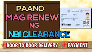 PAANO MAG RENEW NG NBI CLEARANCE ONLINE 2024  HOW TO RENEW NBI CLEARANCE ONLINE 2024  NBI RENEWAL [upl. by Ailil]