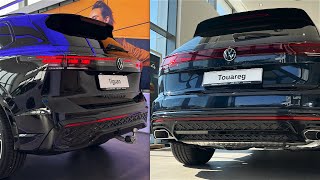 NEW Volkswagen TIGUAN 2024 vs NEW Volkswagen TOUAREG 2024  Exterior comparison [upl. by Koss]