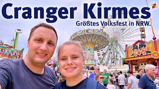 Cranger Kirmes 2024  Fahrgeschäfte Test auf der größten Kirmes in NRW 🎡 [upl. by Lienet]