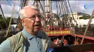 Installation des canons de lHermione à Rochefort [upl. by Hakaber]