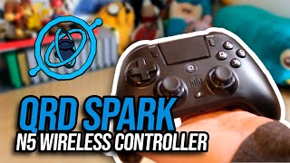 QRD Spark N5 Wireless Controller for PS4 実機徹底感想レビュー アナログスティックとトリガーボタンはホールエフェクトで長持ちします！ [upl. by Anhoj]