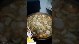 Paella de mariscos [upl. by Chandless]