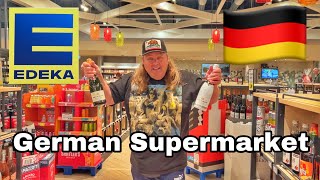 Exploring German Supermarket Edeka compare to American Grocery store [upl. by Leuqcar243]