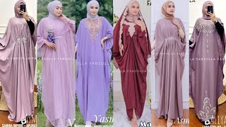 GAMIS KAFTAN UNTUK LEBARAN 2023 SIMPLE DAN MEWAH [upl. by Alvy]