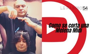 Como se corta una Melena Midi  Short Haircut midi Hair cutting Video Tutorial [upl. by Scurlock]