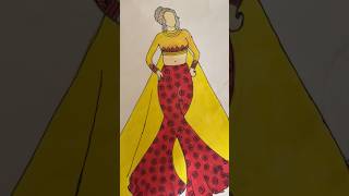 Western drees design  Gyani Arts art doms dressdesign artist [upl. by Nhar934]