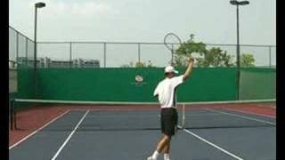 Tennis Serve Acceleration Tip [upl. by Boaten]