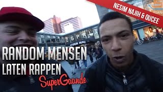 Random mensen laten rappen  SUPERGAANDE INTERVIEW [upl. by Ruomyes]