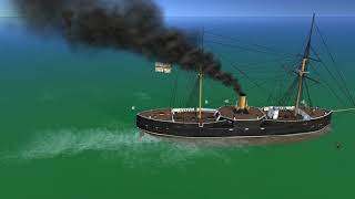 CLAD in IRON Carolines 1885  Gameplay in SIM mode 2 [upl. by Dranyl745]