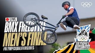 🔴 LIVE BMX Freestyle Mens Finals  OlympicQualifierSeries [upl. by Ohnuj]