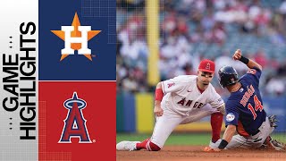 Astros vs Angels Game Highlights 71523  MLB Highlights [upl. by Milurd]