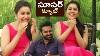 Rashi Khanna Making Fun About Ram Dialogue In Hyper  TFPC [upl. by Jenkel]