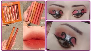 silver eye makeup tutorialmakeup transformationcut crease makeup [upl. by Yezdnil410]